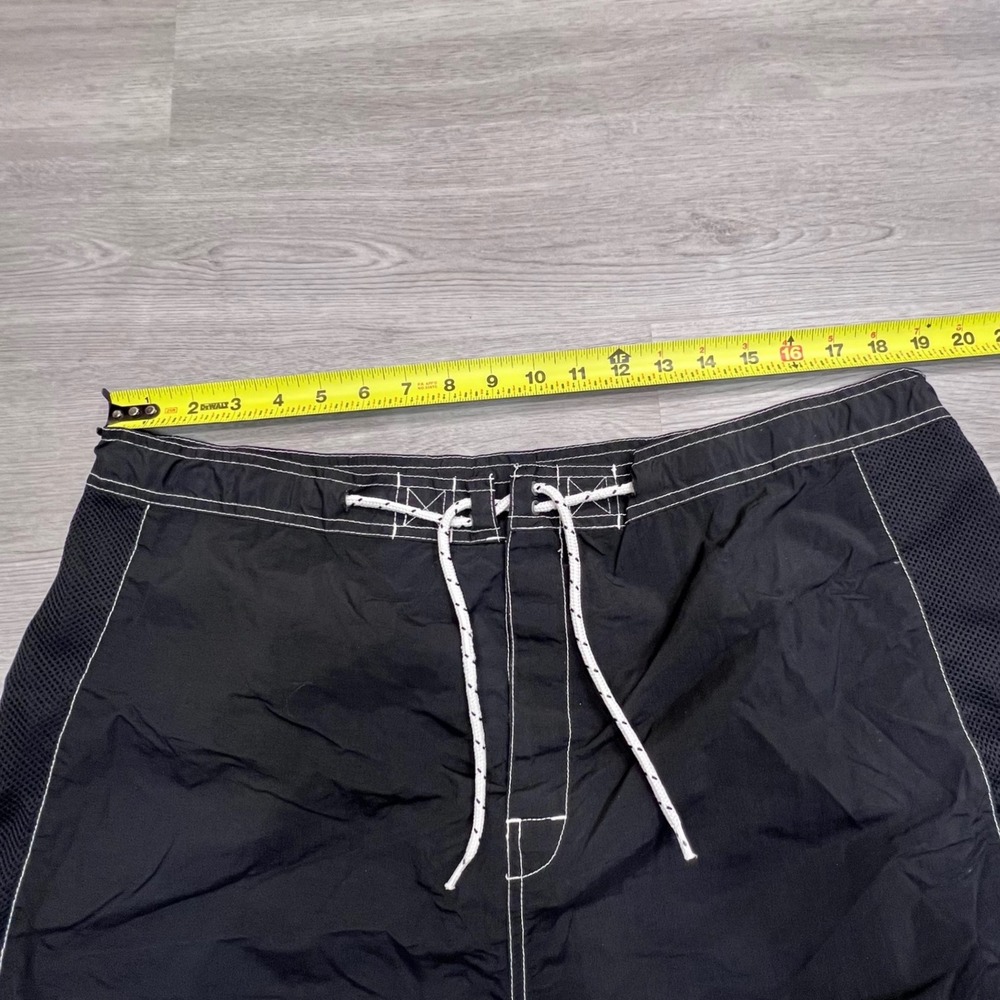 Polo Sport Ralph Lauren Mens Black Nylon Board Shorts Mesh Side Logo Size 40 - Picture 11 of 13